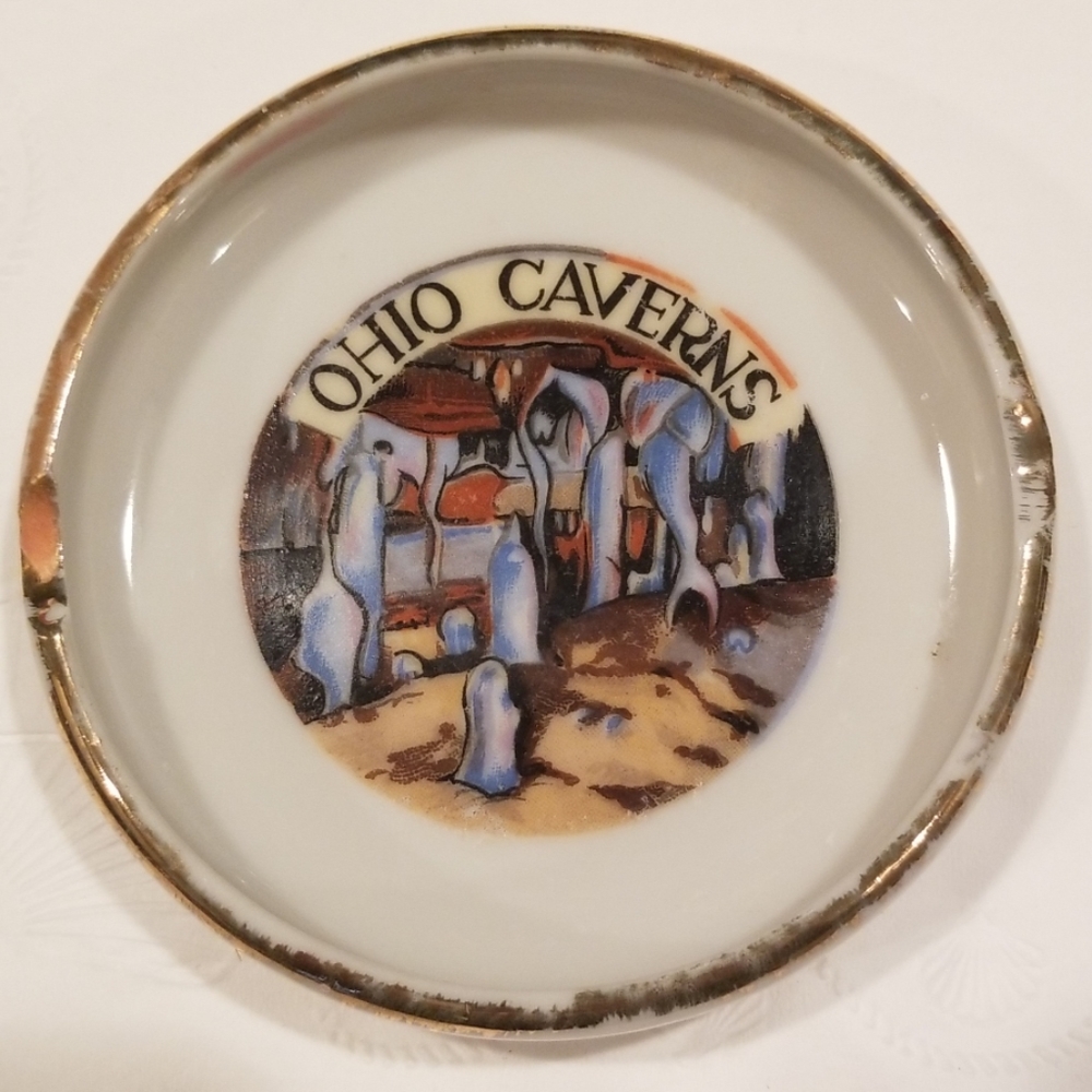 Old Ohio Caverns Commemorative Ashtray